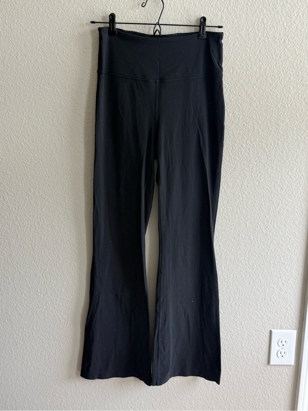 lululemon athletica Black Flared Yoga Leggings